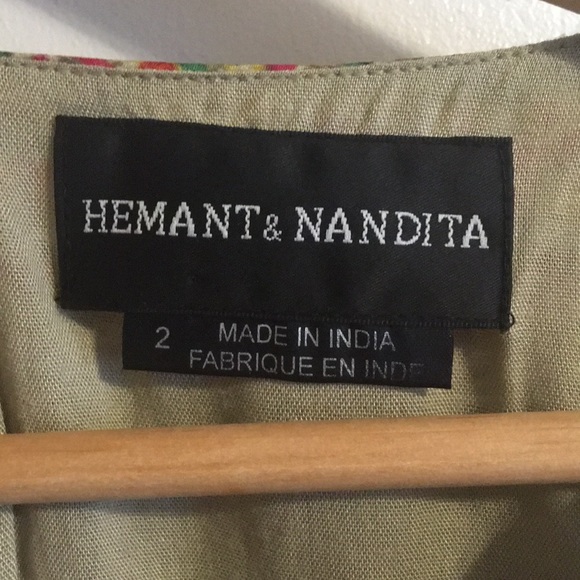 Hemant & Nandita beaded drop-waist dress - Picture 5 of 6